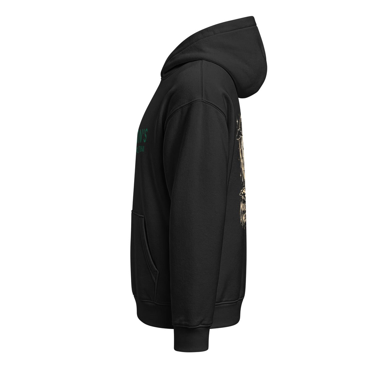 Black Moon's Having a Meltdown hooded sweatshirt, left side view
